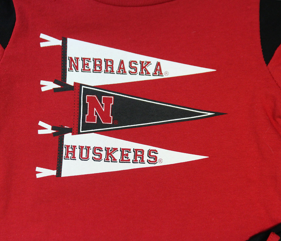 Infant Boys Huskers Pennants Tee N Shorts Set