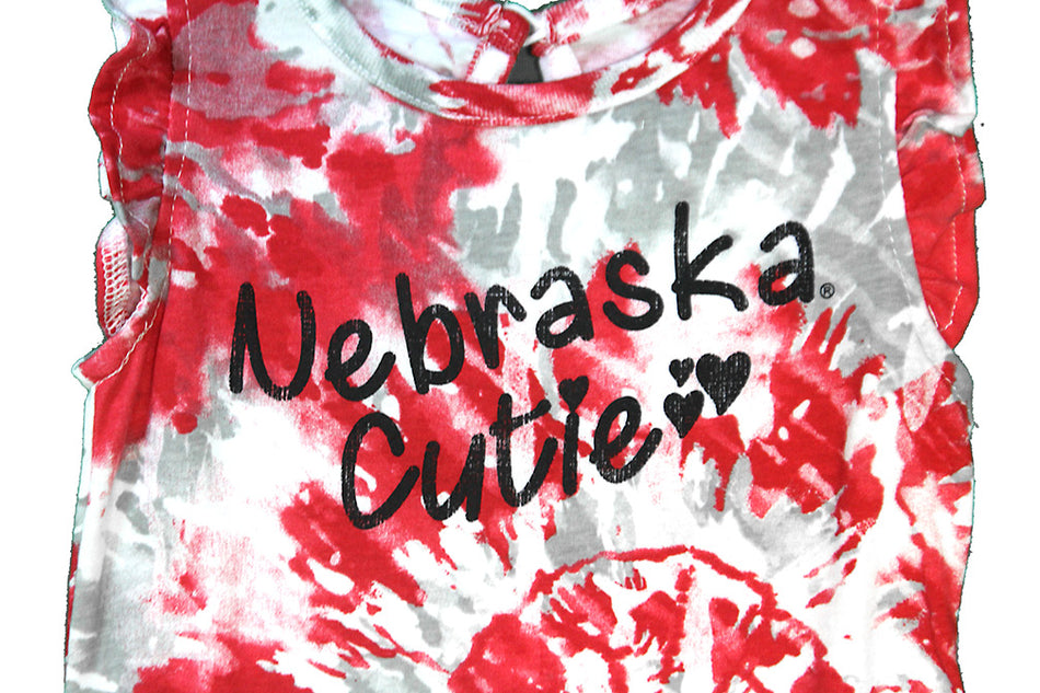 Infant Girls Huskers Two Bits 2 Pack Onesies