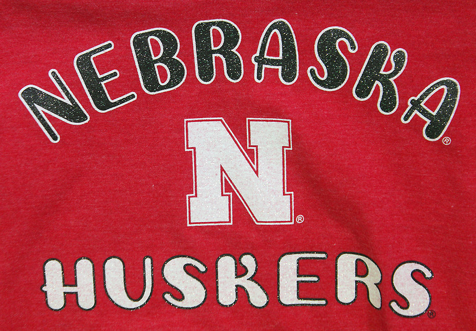 Toddler Girls Nebraska Promise Glitter Tee