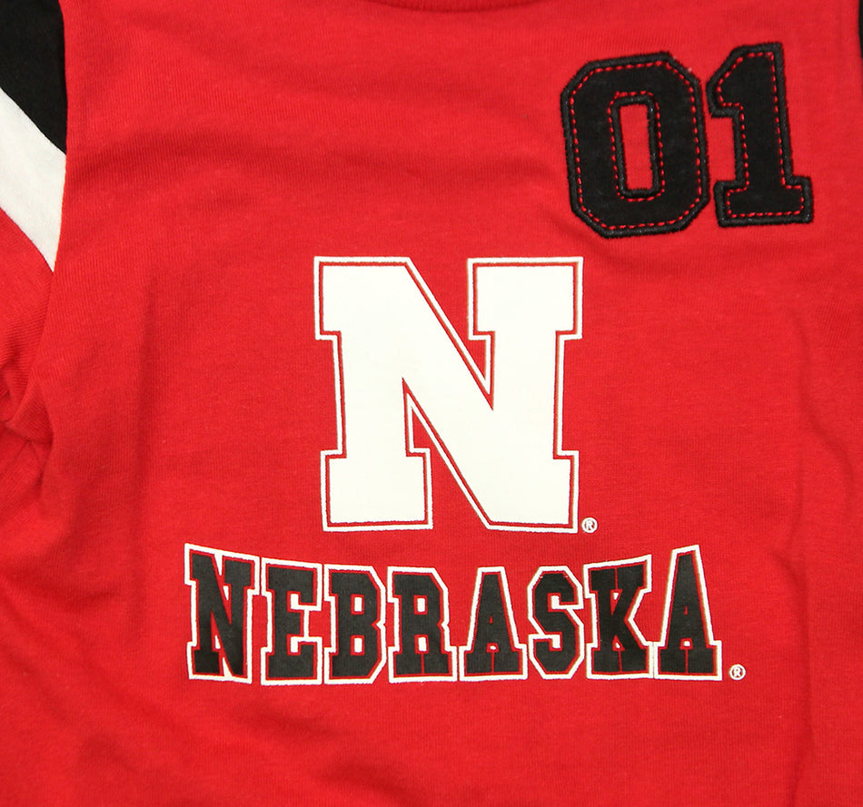 Infant Boys Nebraska Giddy Up Jersey Tee N Pant Set