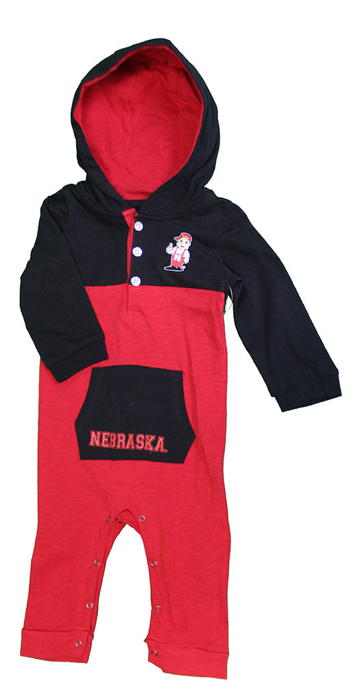 Infant Boys Nebraska Lil Red Romper