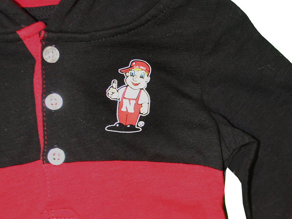 Infant Boys Nebraska Lil Red Romper
