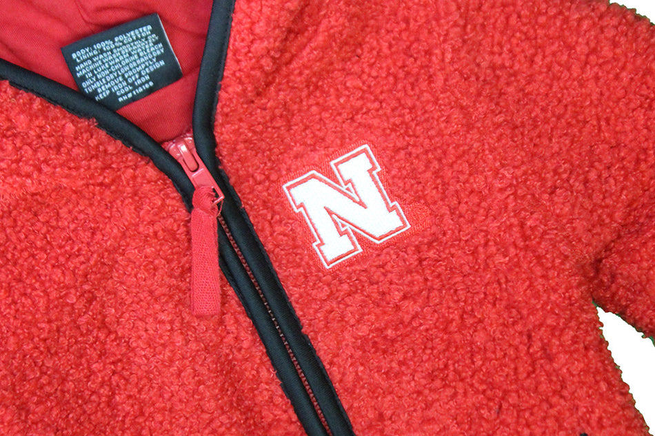 Infant Girls Nebraska Walk-In-The-Park Full Zip Jacket
