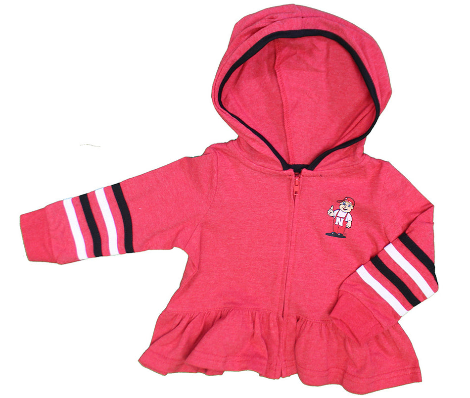 Infant Girls Lil Red Nebraska Two Piece Spoonful Set