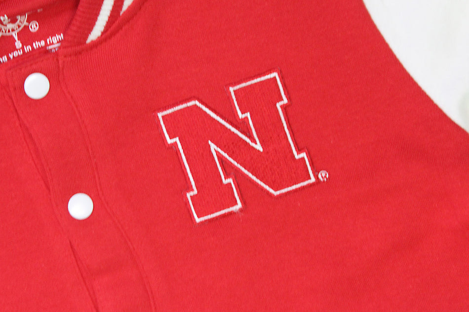 Infant Toddler Boys Nebraska Varsity Jacket
