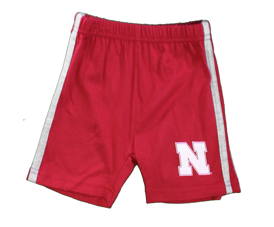 Infant Boys Nebraska Raglan Hopper N Short Set