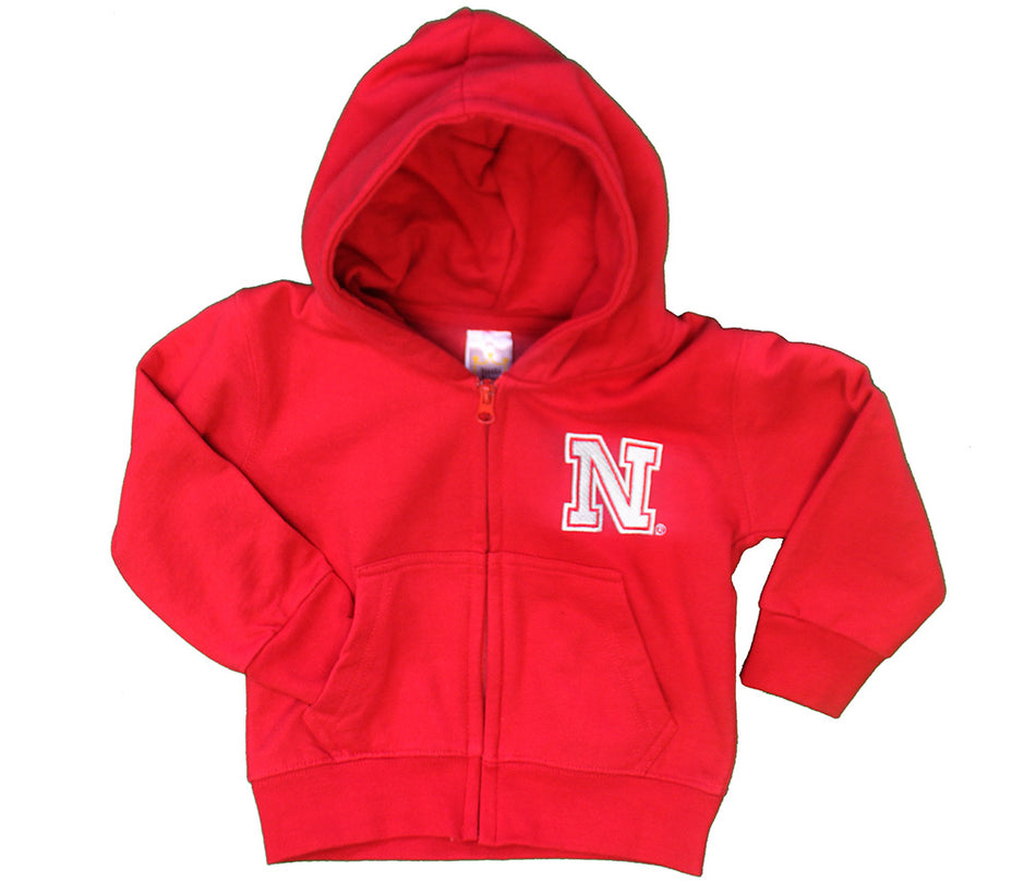 Infant Nebraska Full Zip Lil King Hoodie