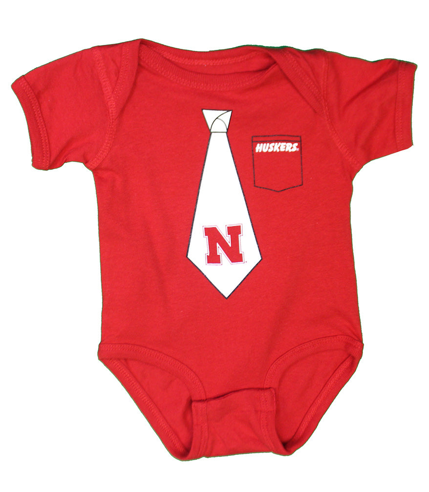 Infant Nebraska Bowtie Onesie