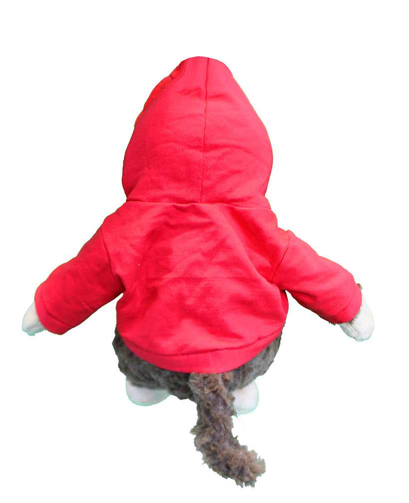 Nebraska Cuddle Buddy Hoodie Monkey