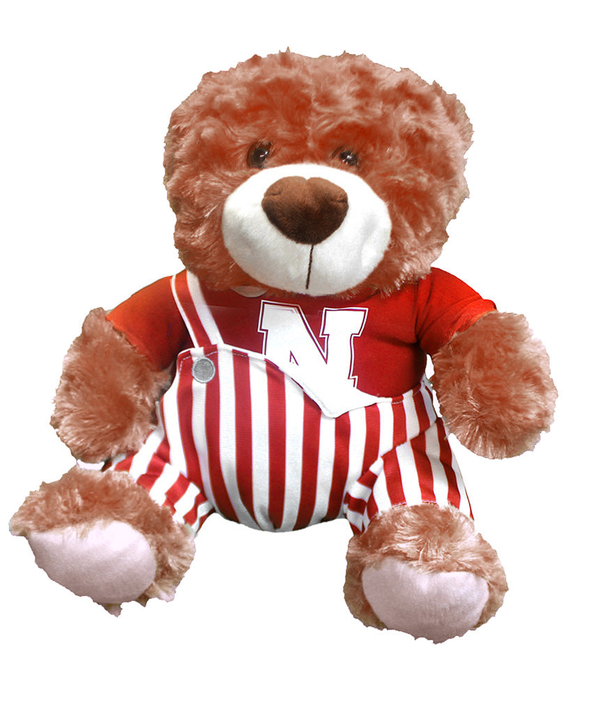 Bella Brown Bear N Husker Game Bibs