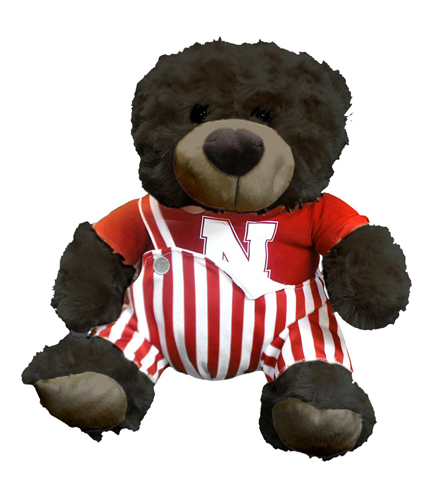 Beau Black Bear N Husker Game Bibs