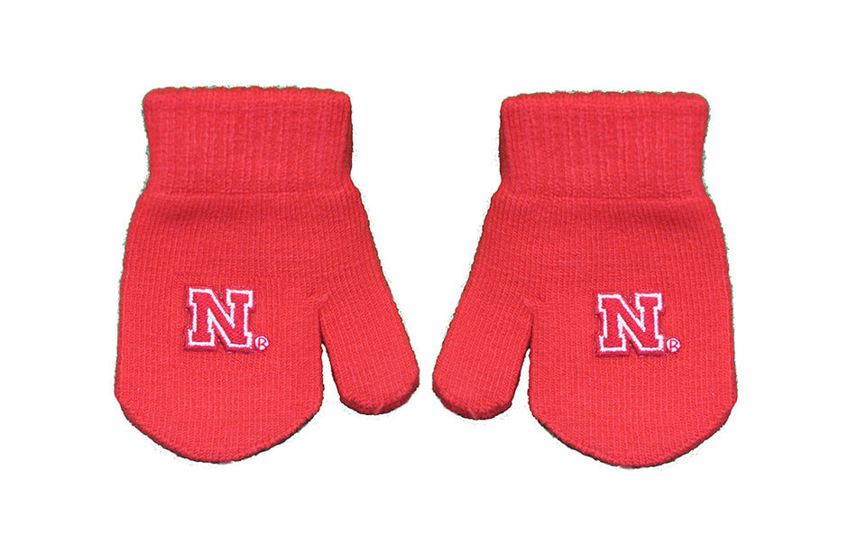 Childrens Nebraska Mittens