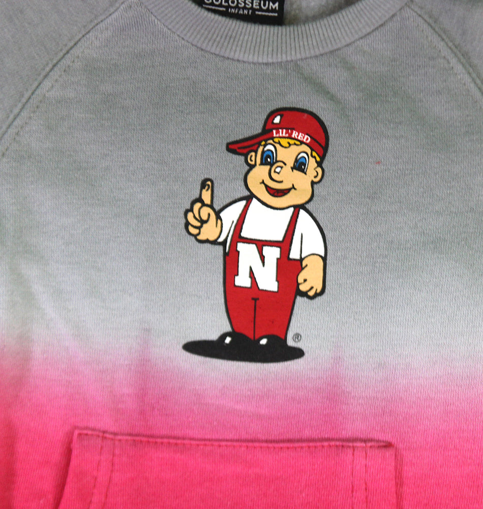 Infant Girls Nebraska Dawn Dye Lil Red Bloomer Set