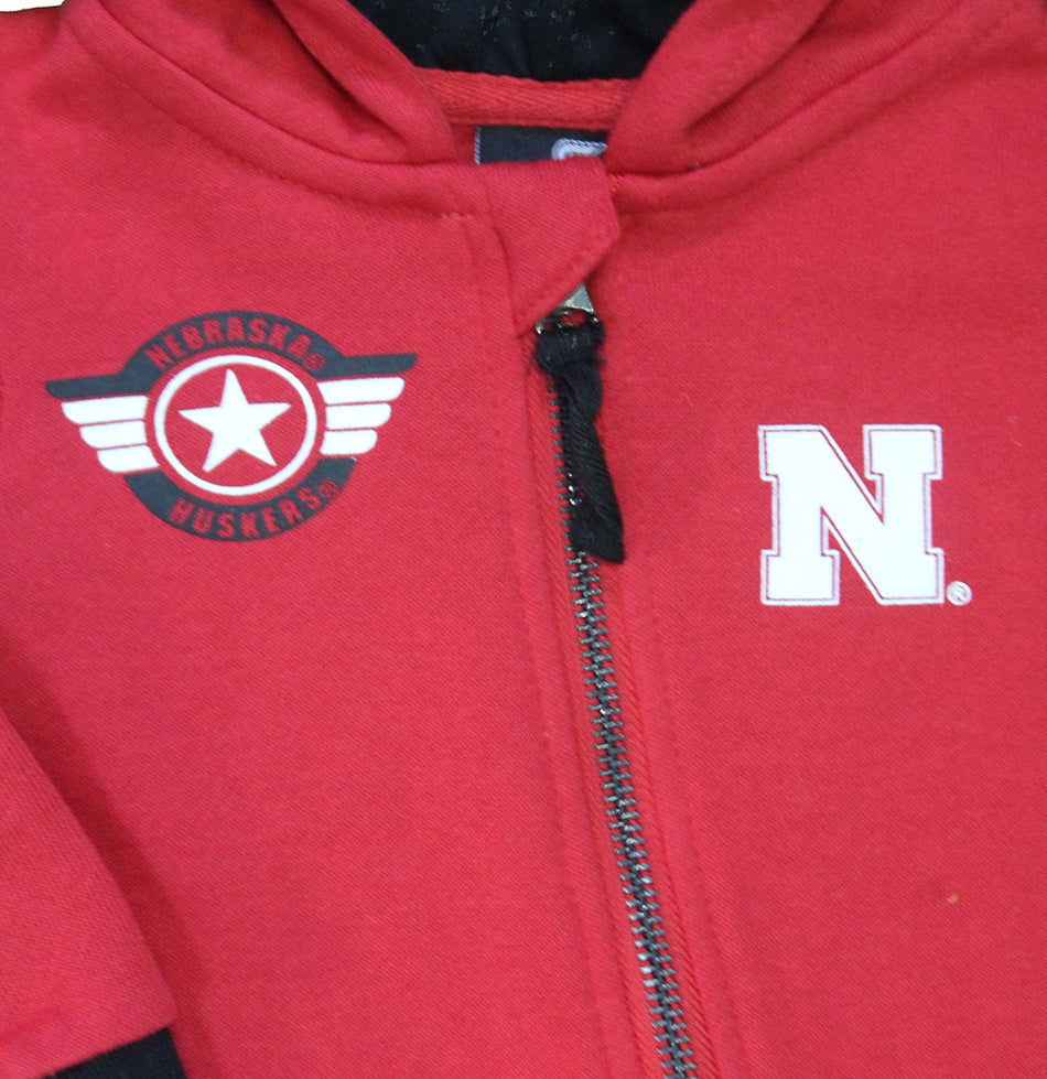 Infant Boys Nebraska Top-Gun Romper