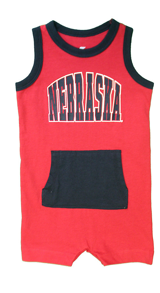 Infant Boys Nebraska Roo Pocket Romper