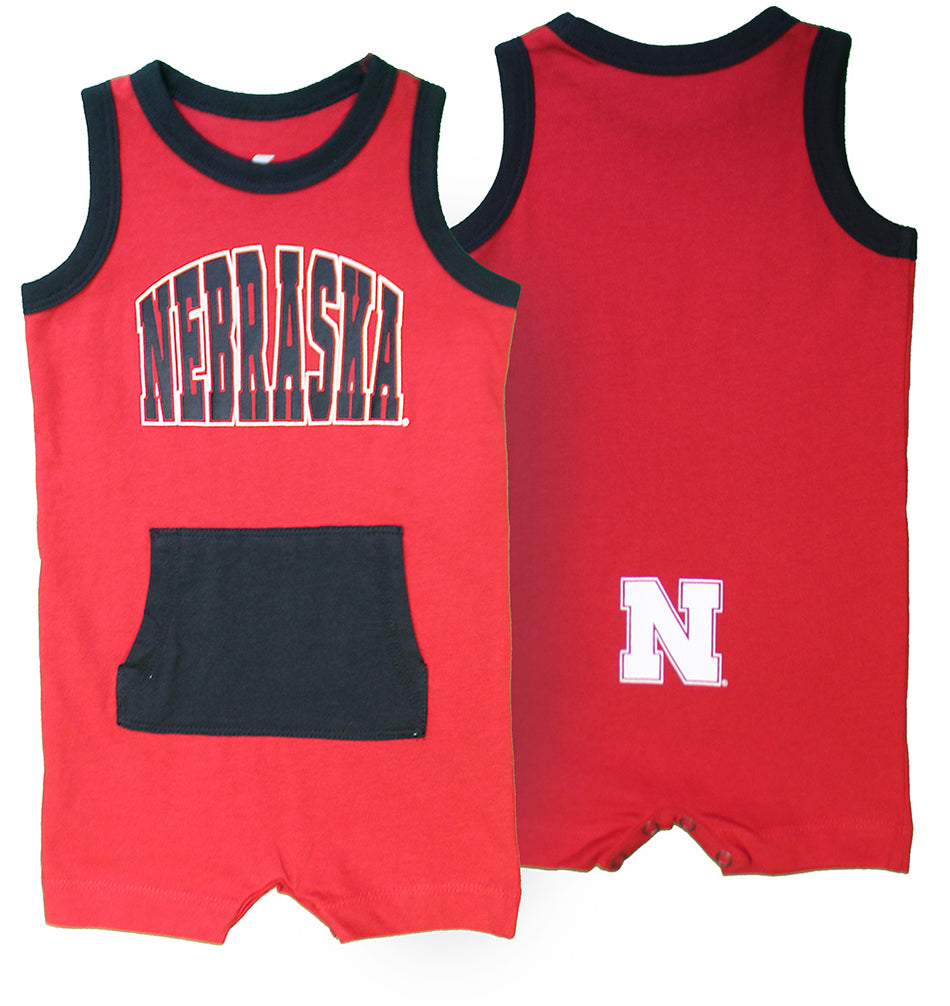 Infant Boys Nebraska Roo Pocket Romper