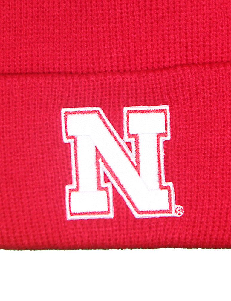 Infant/Toddler Red Nebraska North Pole Cuff Knit Hat