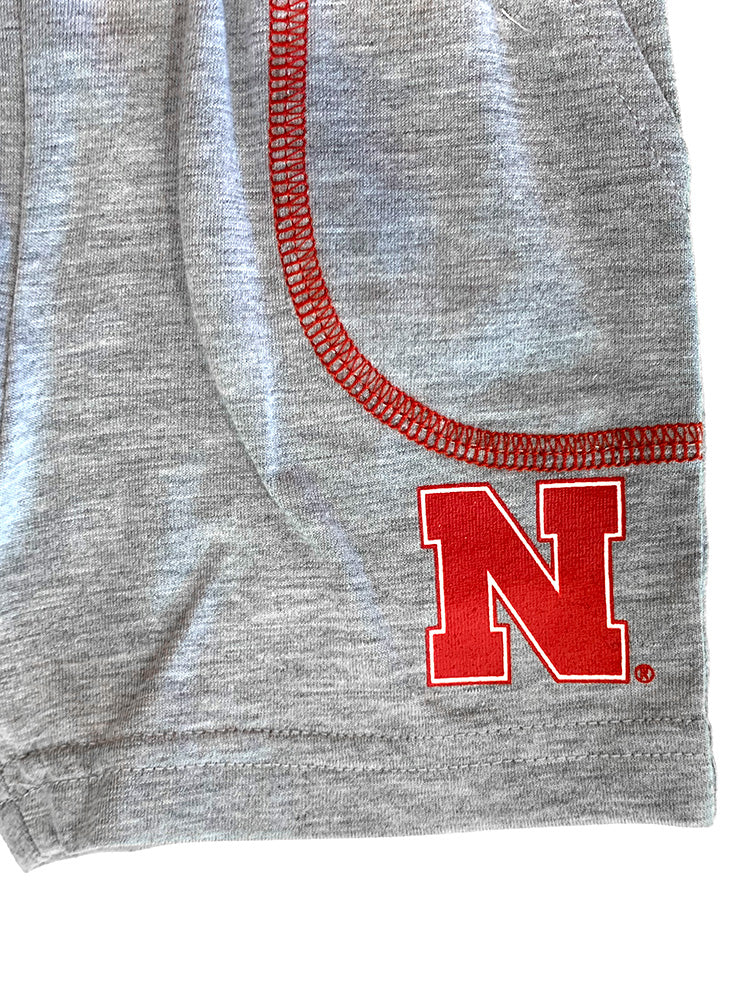 Infant Nebraska Huskers Hawkins Tee N Short Set