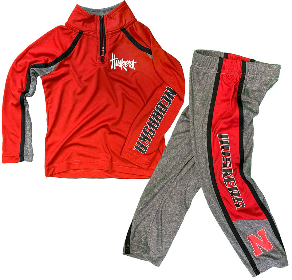 Toddler Boys Nebraska Armada Quarter Zip Set
