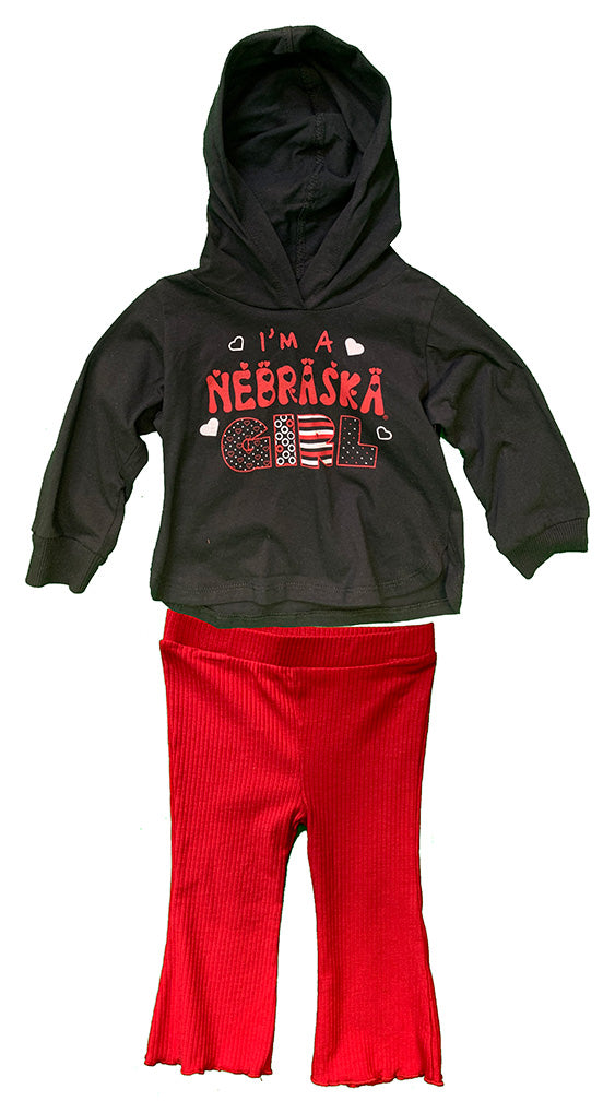 Infant Girls Husker Girl Set