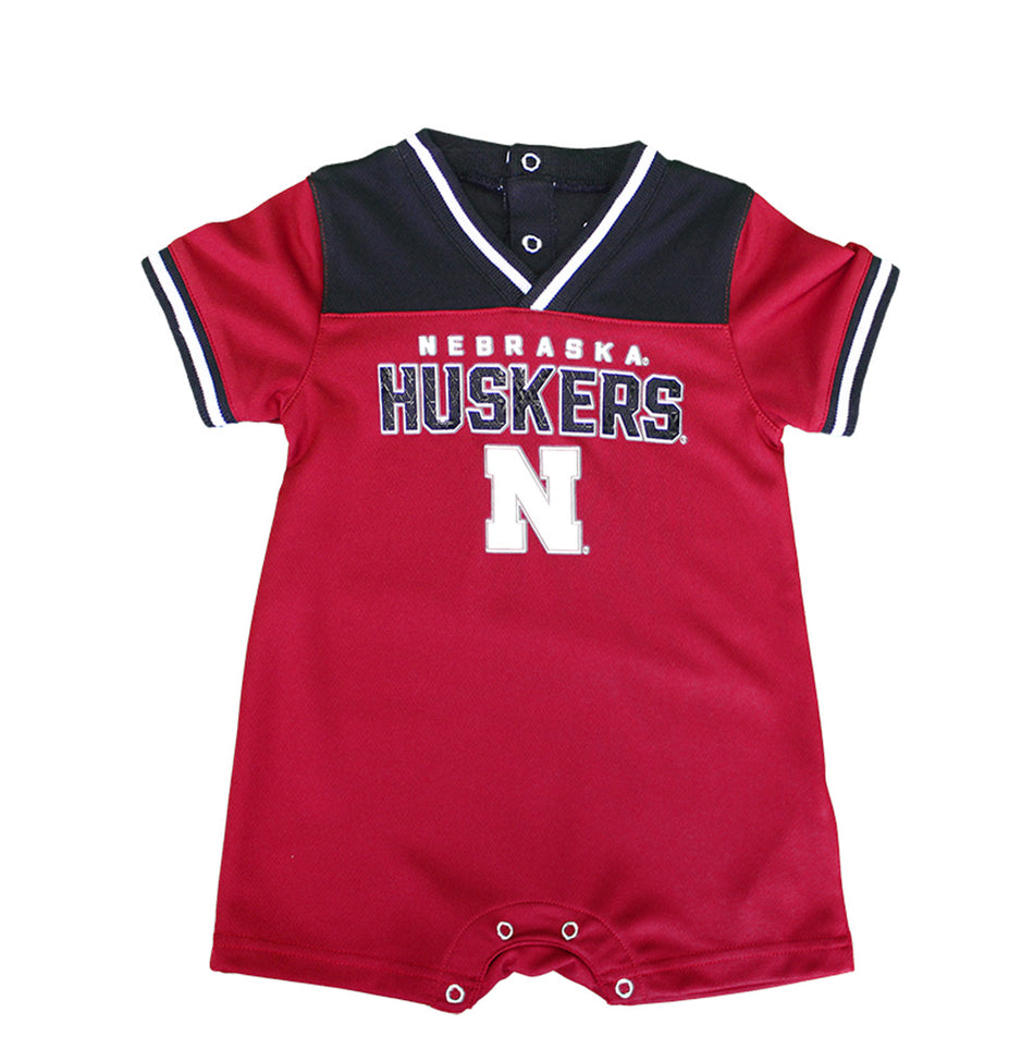 Nebraska Gameday Jersey Short Onesie