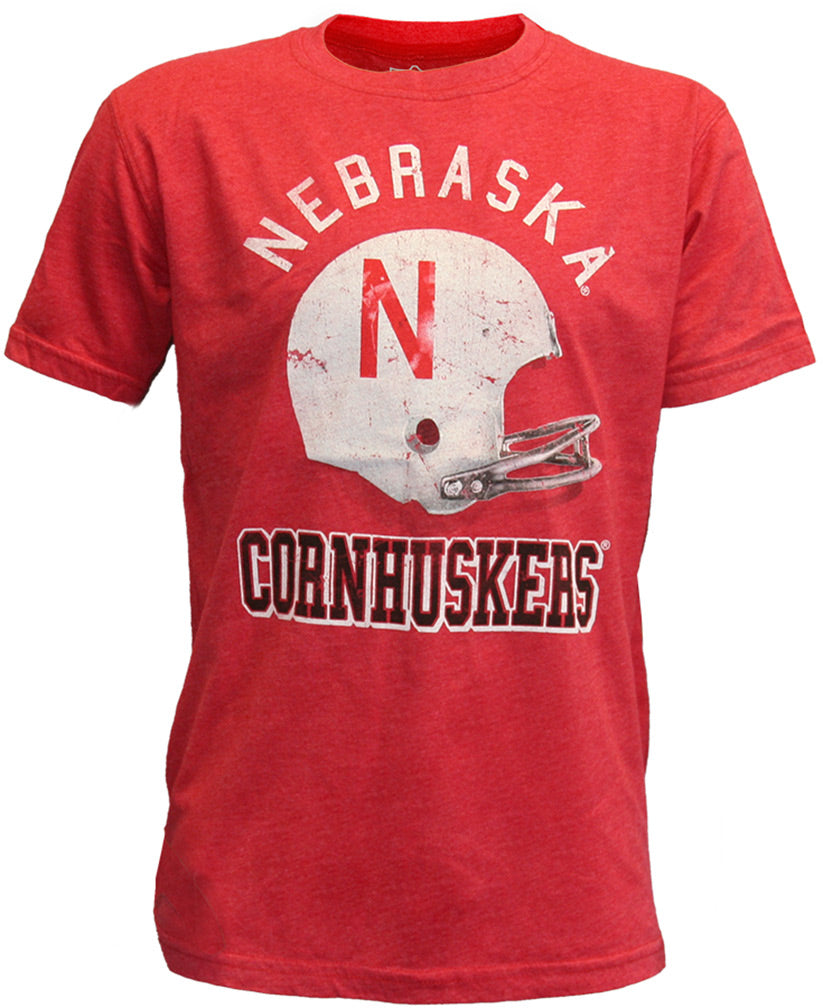 Youth Cornhuskers Helmet Tee