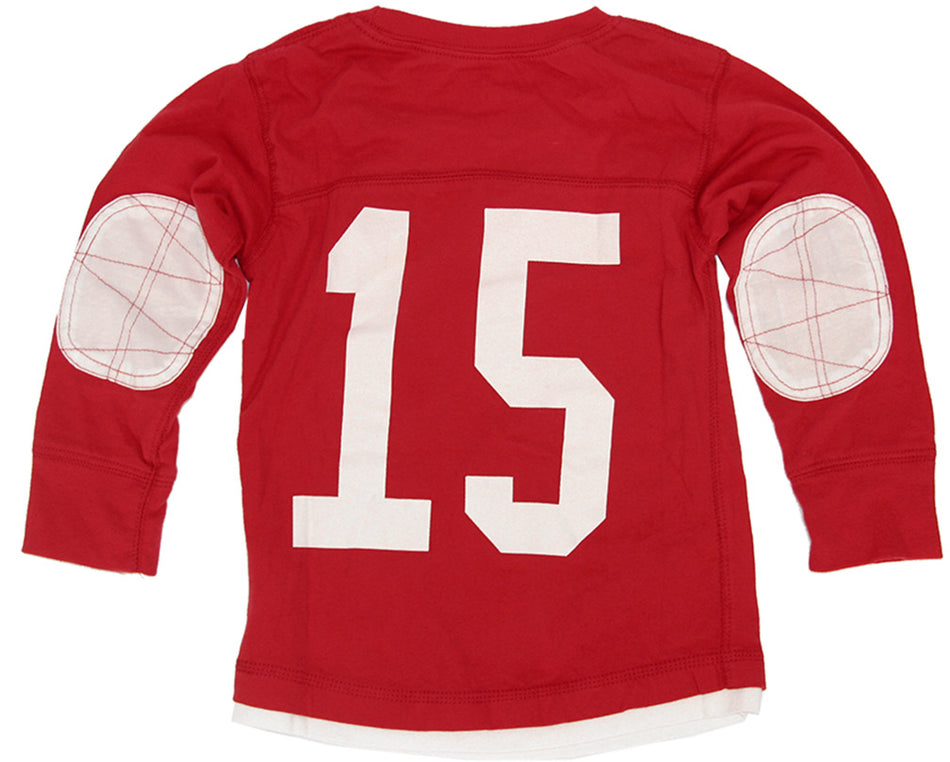Youth Nebraska 15 Pennant Long Sleeve