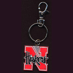 N Husker Key Ring