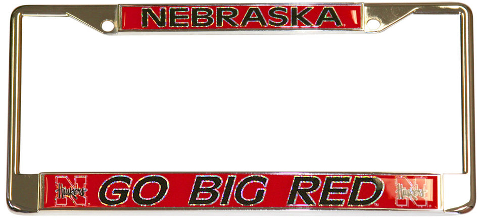 Go Big Red License Frame