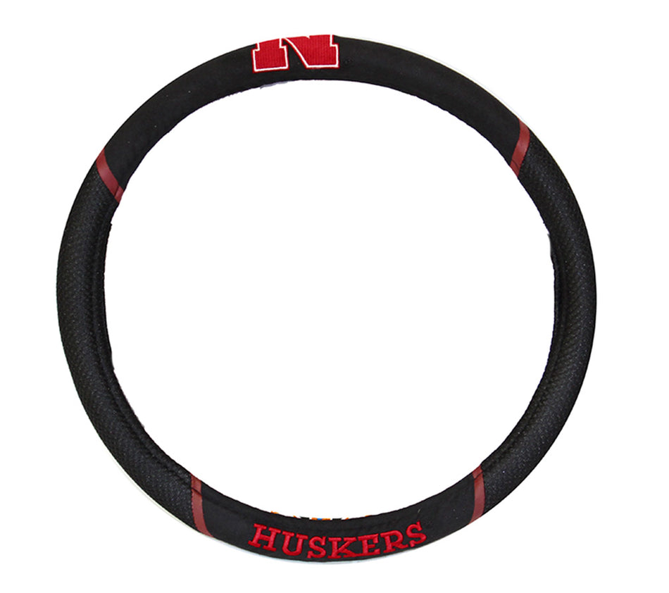 Huskers Mesh Steering Wheel Cover