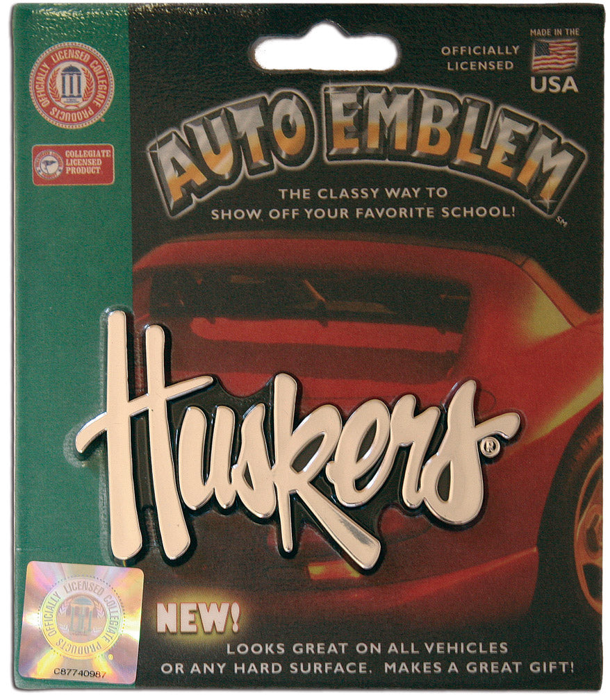 Huskers Auto Emblem