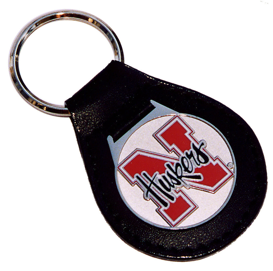 N Huskers Leather Ring