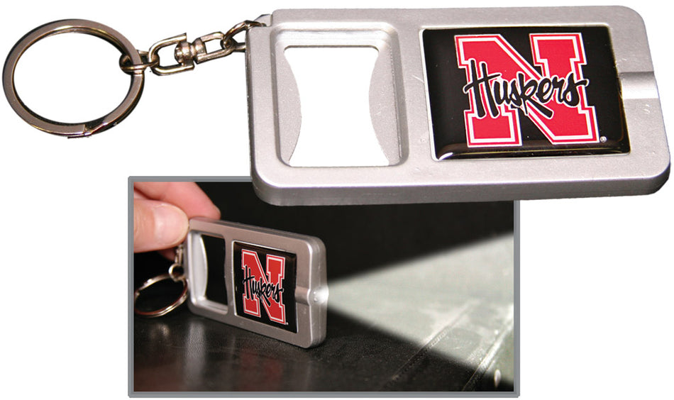 METAL BTTLEOPNR KEYCHAIN W/FLSHLGHT