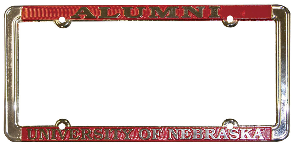 ALUMNI THIN RIM CHROME LICENSE PLATE