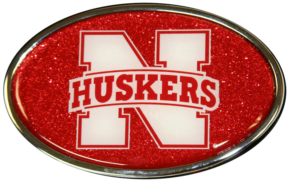 Metal Oval Glitter Auto Emblem
