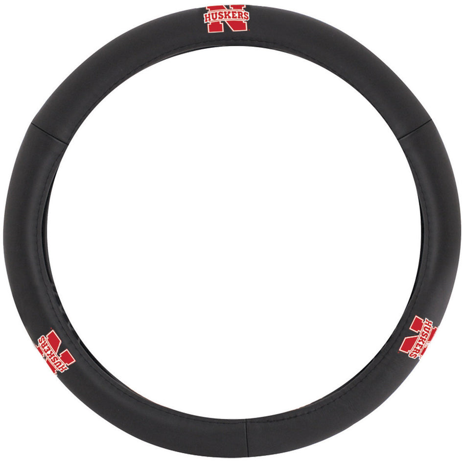 Nebraska Leather Steering Wheel Cover