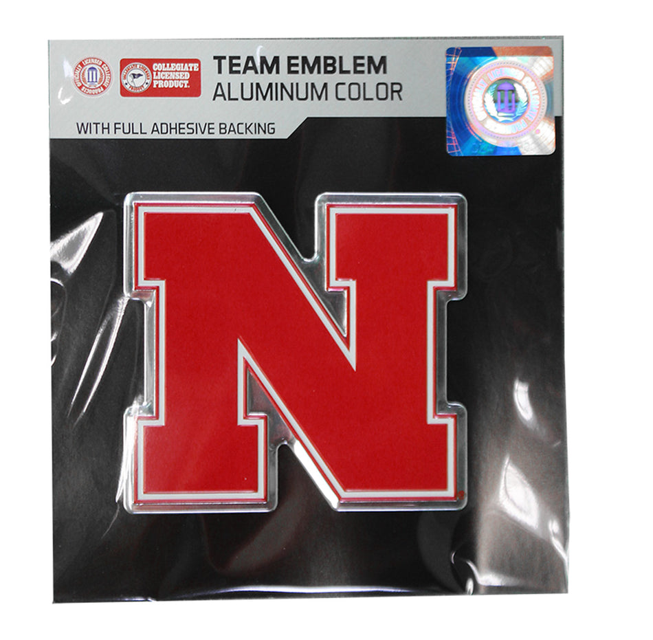 Metal Nebraska Color Emblem