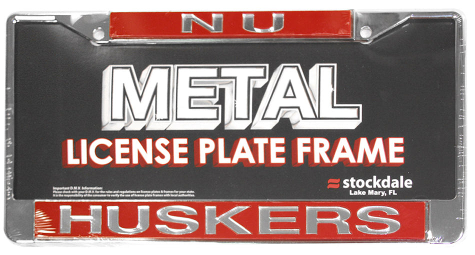 NU Huskers License Plate Frame