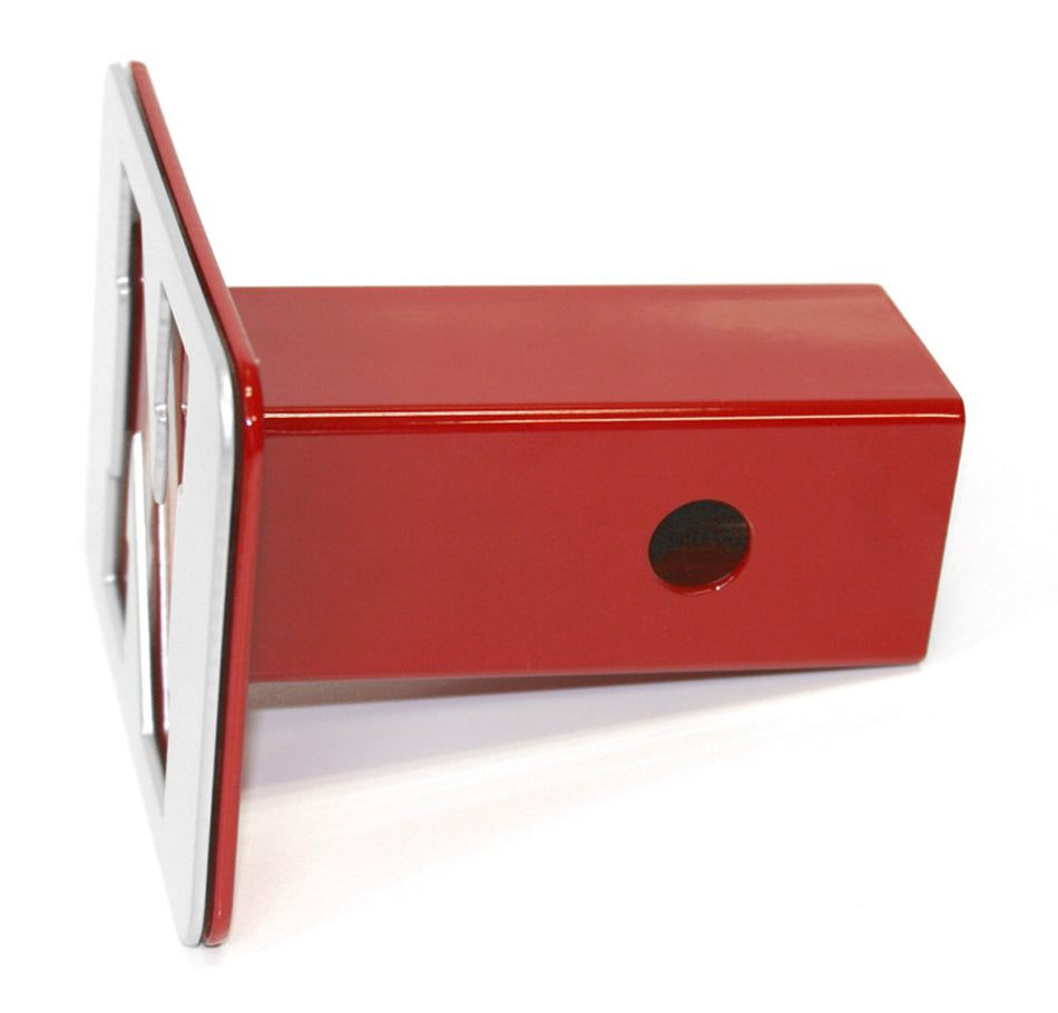 Grey N Red Receiving Hitch Cover