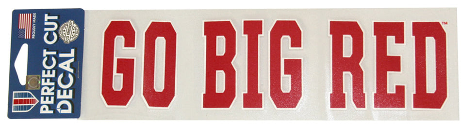 Go Big Red Decal