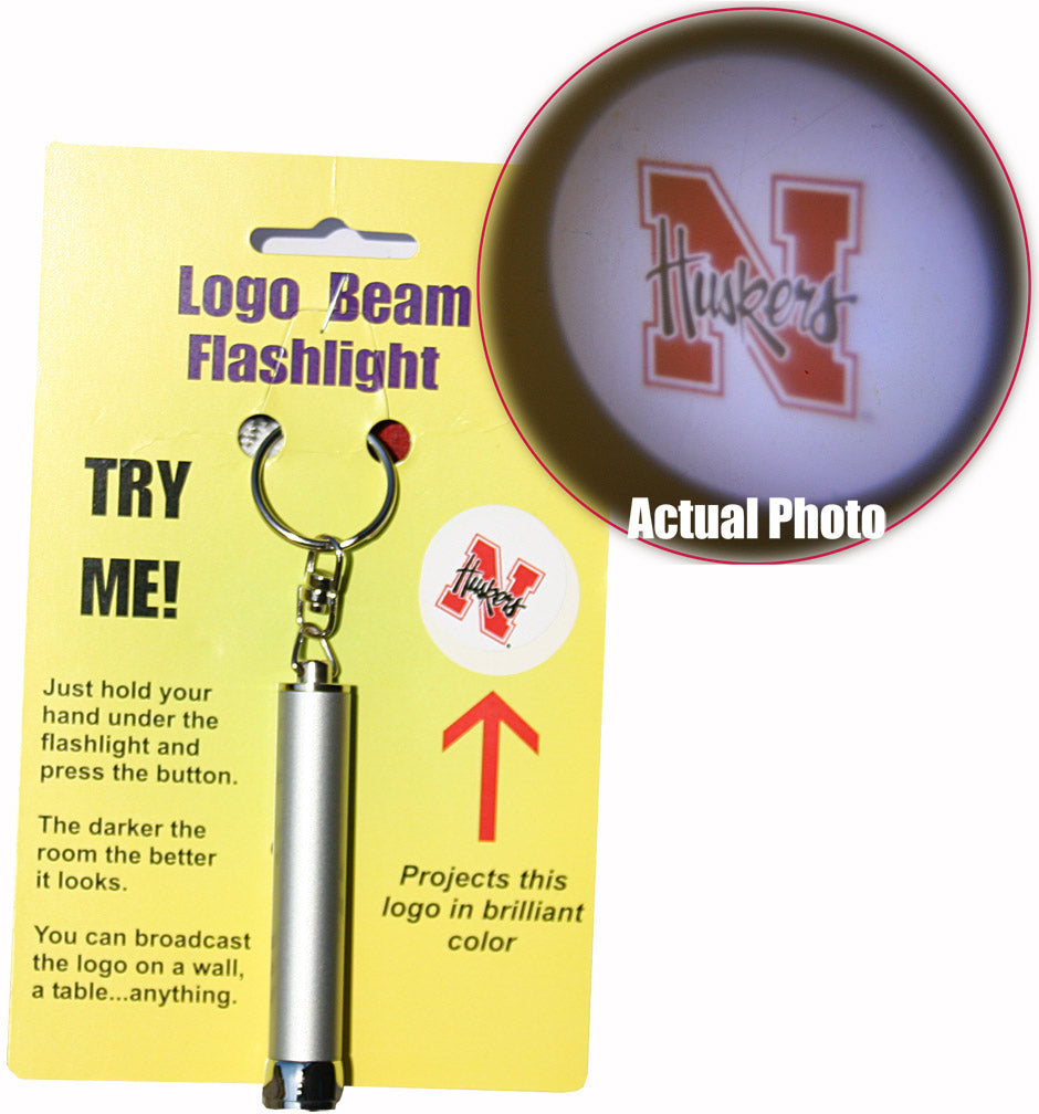 Logo Flashlight Keychain