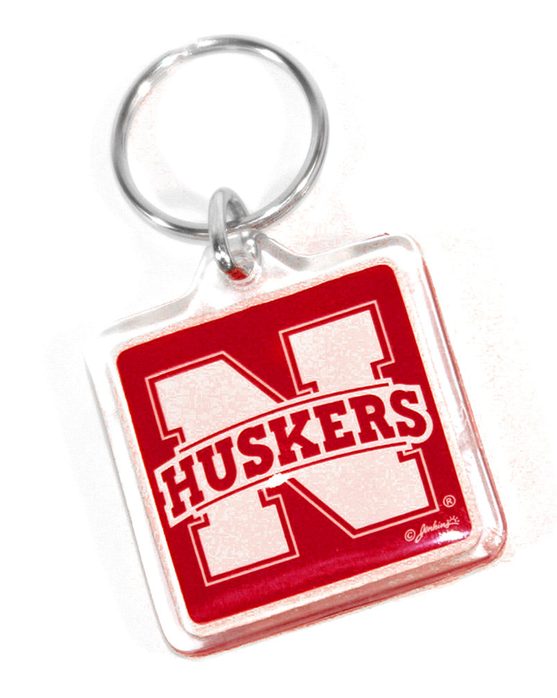 N Huskers Keychain