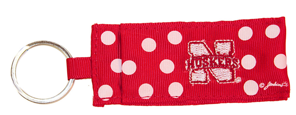 Nebraska Key Ring w Balm Holder