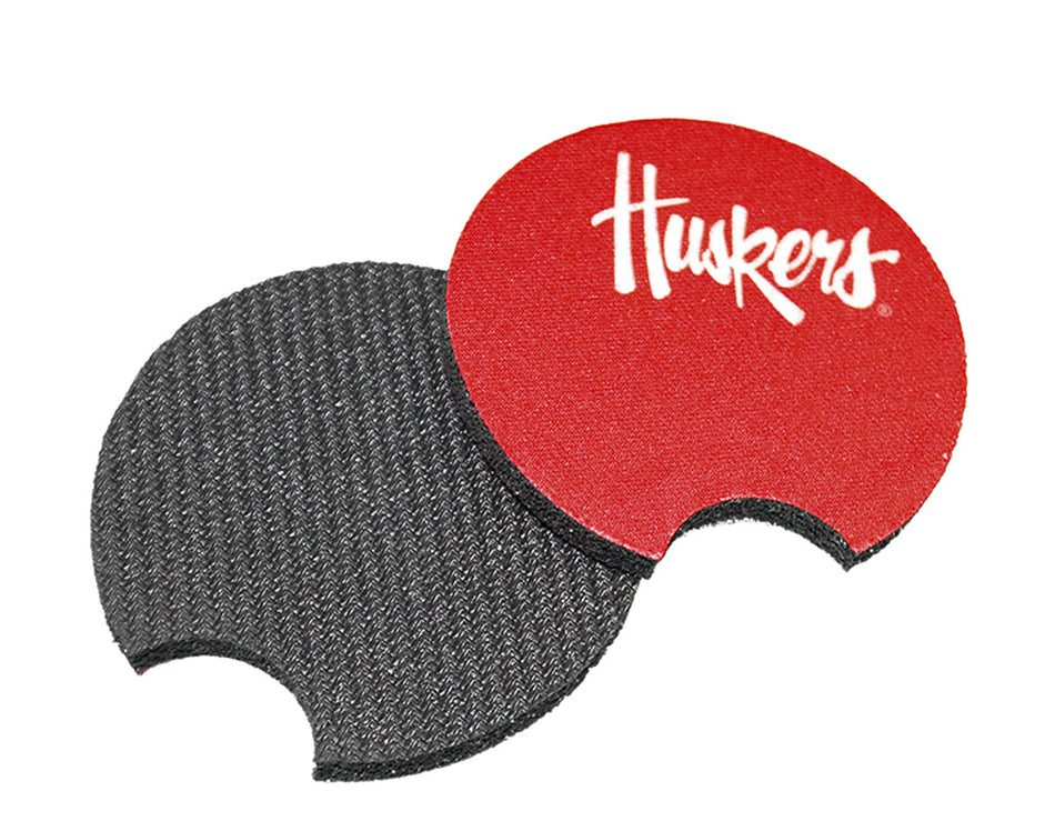Husker Car Coaster Set