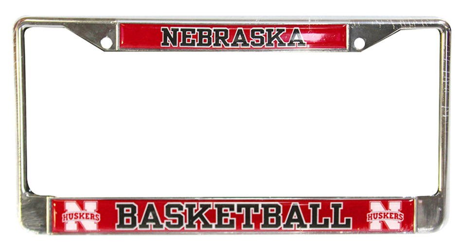 Nebraska Basketball License Plate Cover