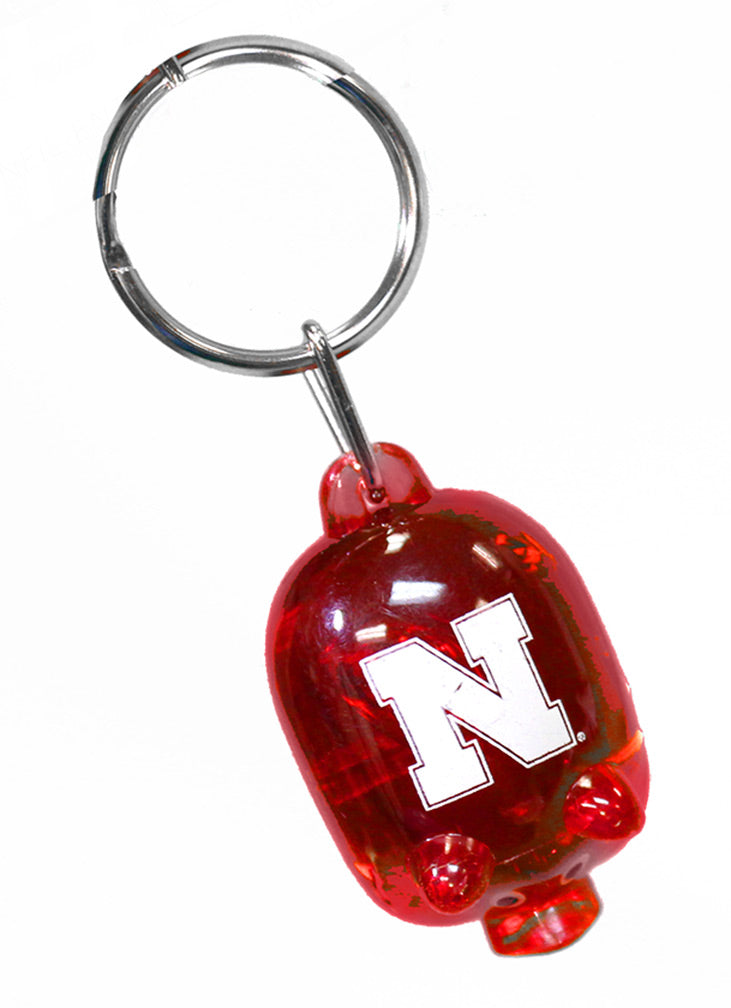 Go Big Red Piggy Keychain
