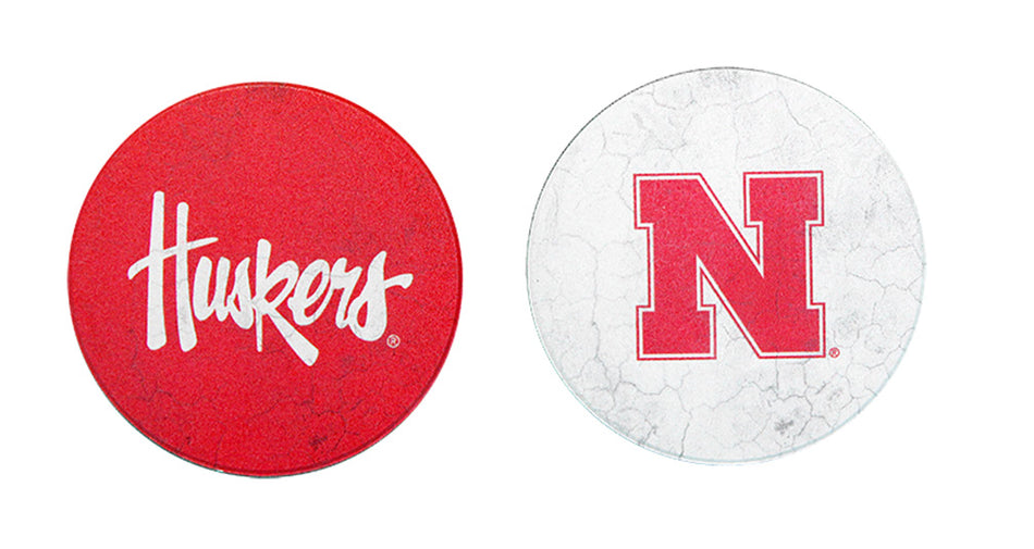 Nebraska Thirsty Car Coasters