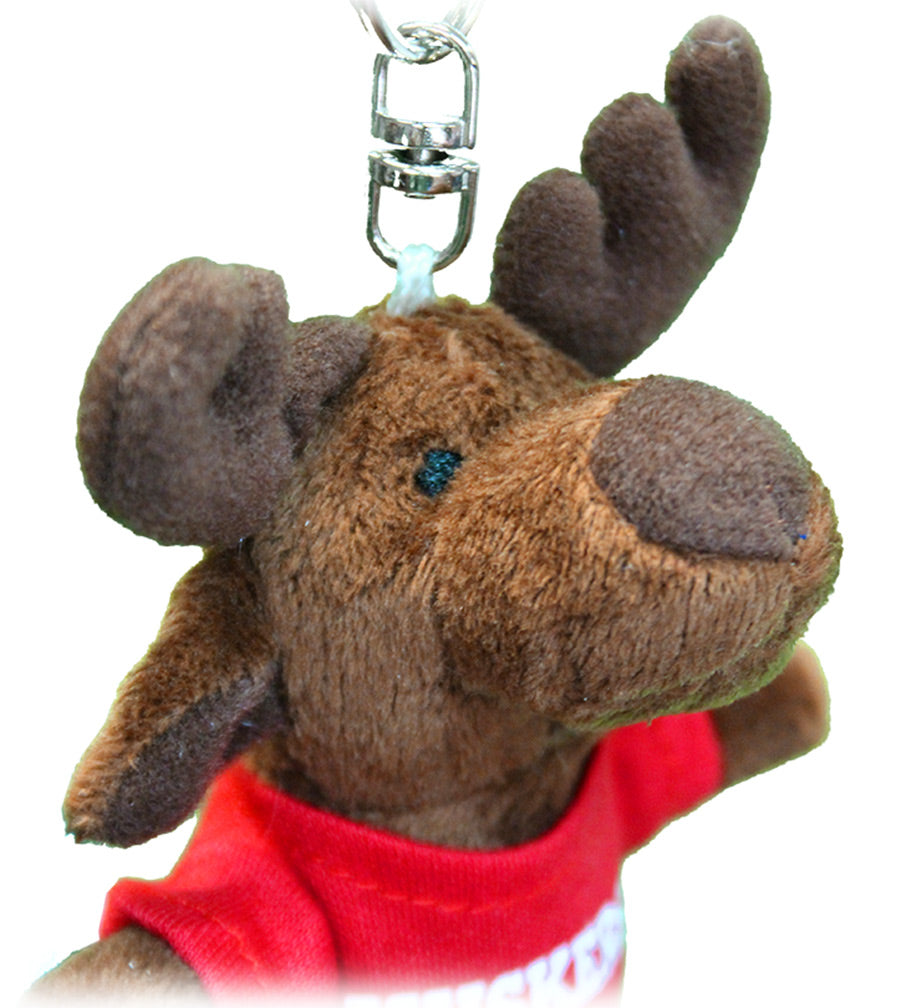 Huskers Moose Keychain