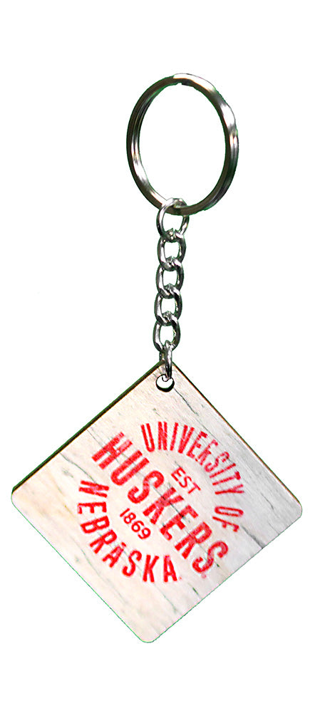 University Of Nebraska Huskers Old Hickory Keychain