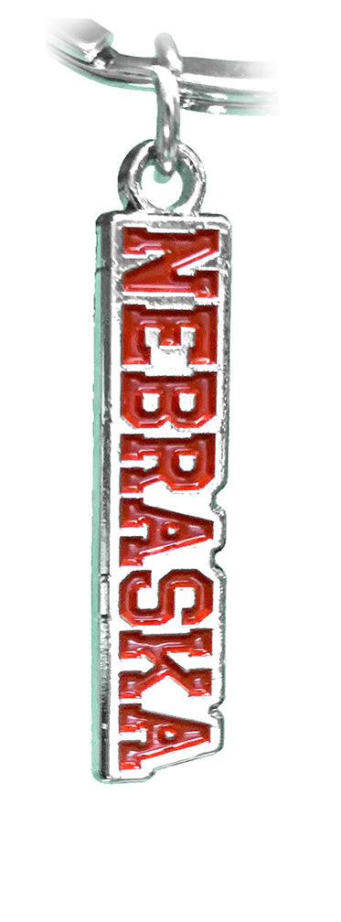 Nebraska Goodlife Charms Keychain